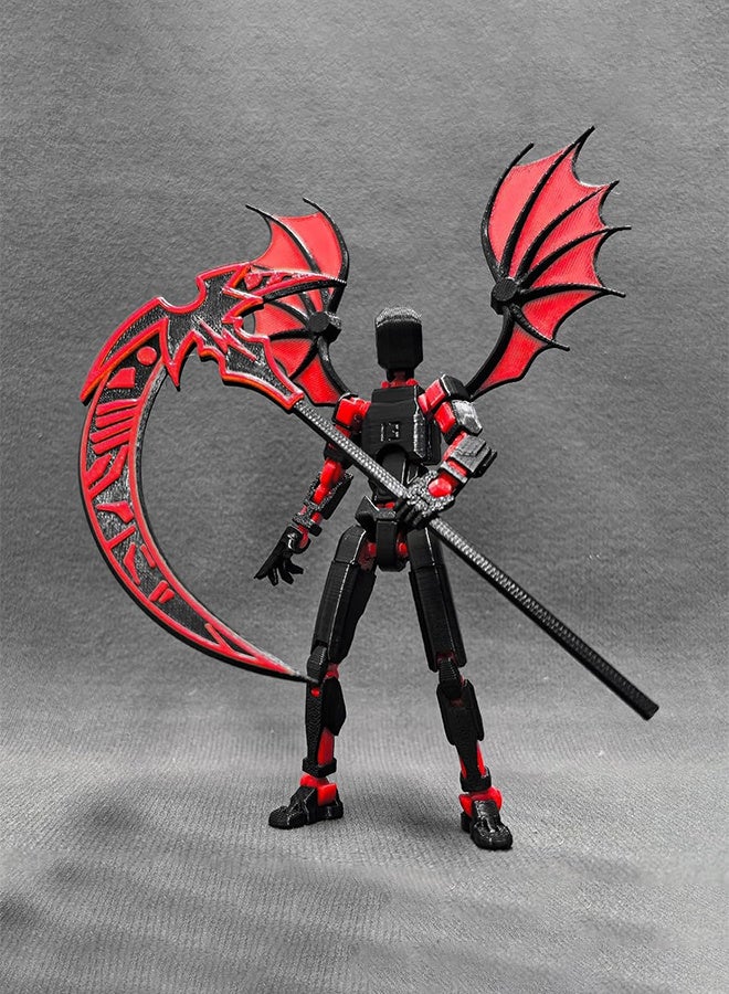 رات سو الديكور المكتبي متعدد الاستخدامات – سلسلة لاكي 13 وسلسلة تايتان 13 وسلسلة T13 المطبوعة بتقنية ثلاثية الأبعاد، مجسمات قابلة للحركة متعددة المفاصل، مطلية يدويًا، هدايا ديكورية مستوحاة من ألعاب الفيديو - Image 4