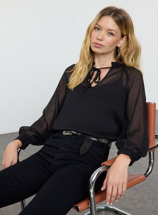 Black Transparent Fabric Undershirt Lined Boho Woven Blouse TWOAW25BZ00291 - pzsku/ZFE52F45ED7417608DC98Z/45/_/1739718308/ccac52f3-cea9-418b-bd20-92b119296542