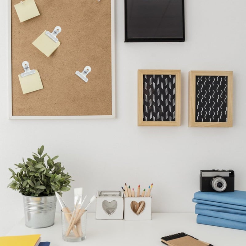 Yueton 24pcs Plastic Bulldog Clips, Utility Paper Clips, Hinge Clips for Home, Office Use (Clear) - Image 5