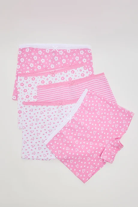R&b 5 Pack Printed Boyshorts