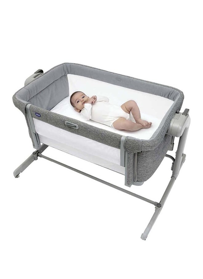 Chicco - Next2Me Magic Evo Co-Sleeping Crib, 0 - 6M, Dark Grey - Image 1