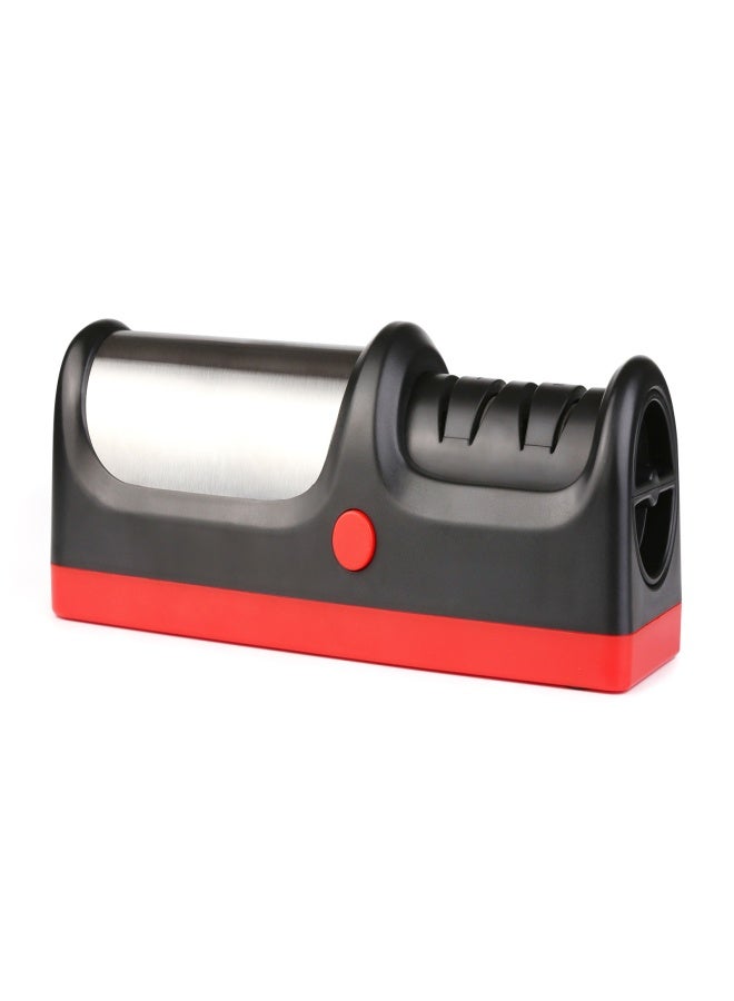 TAIDEA TG1904 Electric Knife Sharpener 2 Stage Kitchen Knives Sharpening System Low Noise USB Charging Quickly Sharpening for Straight Knives/ Serrated Knives/ Ceramic Knives and More - Image 1