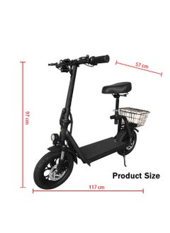 Crony JL005 Electric Scooter 500W 48V10AH Rear Luggage Tray LED Headlamp Front Suspension resistant anti slip rubber tire 120kg Fast disc brakes front and rear Aluminum Alloy Frame Material Electric skateboard  Brushless HD digital display kids/adult E-Bike Bicycle  - Image 2