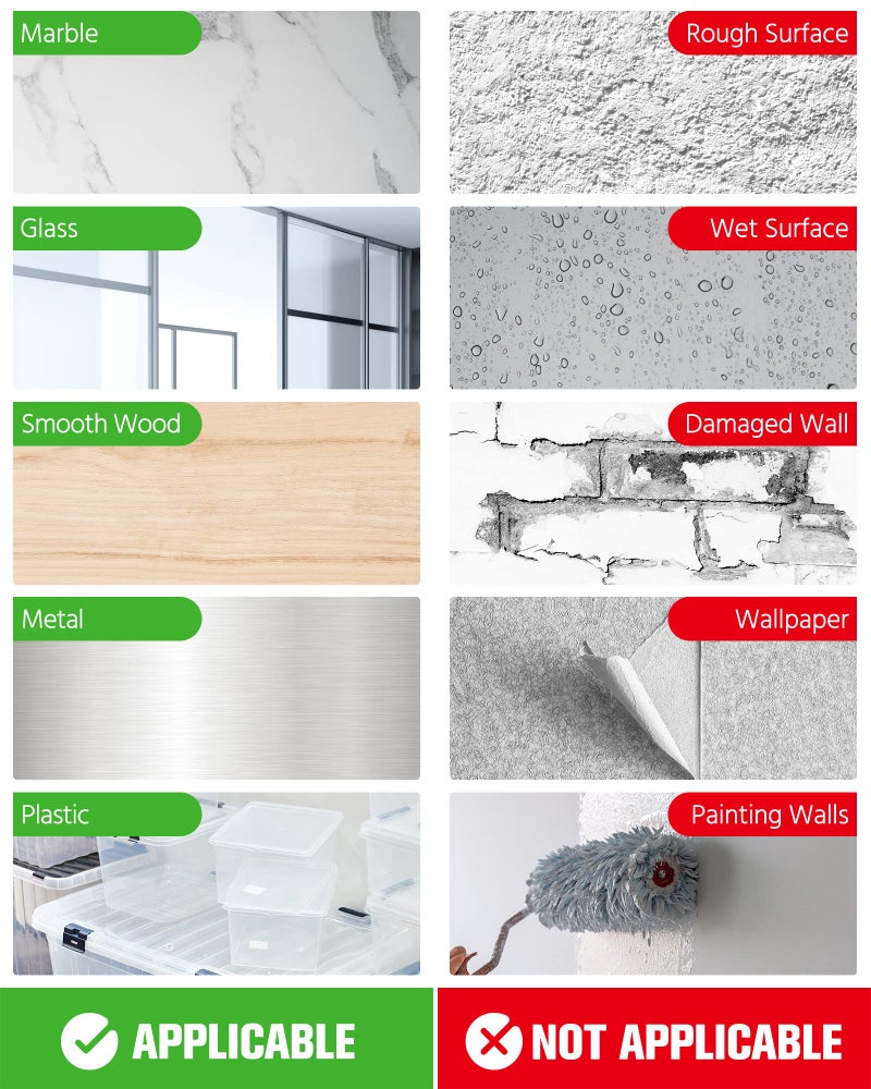 HitLights Double Sided Tape Heavy Duty (2 Pack), Waterproof Strong Mounting Adhesive Tape for Walls, Car, Home Decor, Office Decor, Made of 3M VHB Tape (16.4FT x 0.94IN) - Image 5