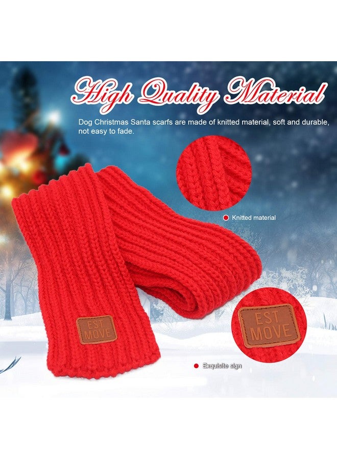 Rypet Dog Santa Hat and Scarf Christmas Dog Costumes Pet Santa hat Christmas Dogs Scarf for Small to Medium Dogs and Cats - Image 4