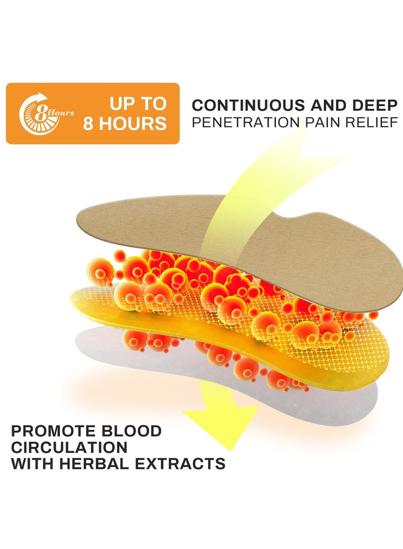 Sumifun Knee Pain Relief Patch, 24 Pieces Pain Relief Patch, Fast Acting Pain Relief Patch, Relieves Knee Pain, Muscle Spasms and Joint Pain, Anti-Sweat Technology, Relieves Shoulder Muscle Soreness - Image 2