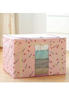 JB Export JB export Living Box Fabric Foldable Wardrobe Organizer Storage Boxes For Clothes Shirts Saree Cover Multi Colour SareeBox 66L Multicolor  - Image 1