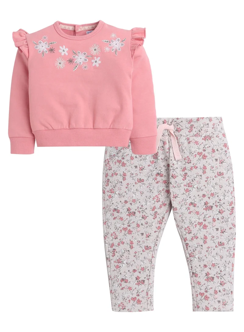 ديركجي طقم سويت شيرت وسراويل ضيقة للبنات من ديركي جونيور