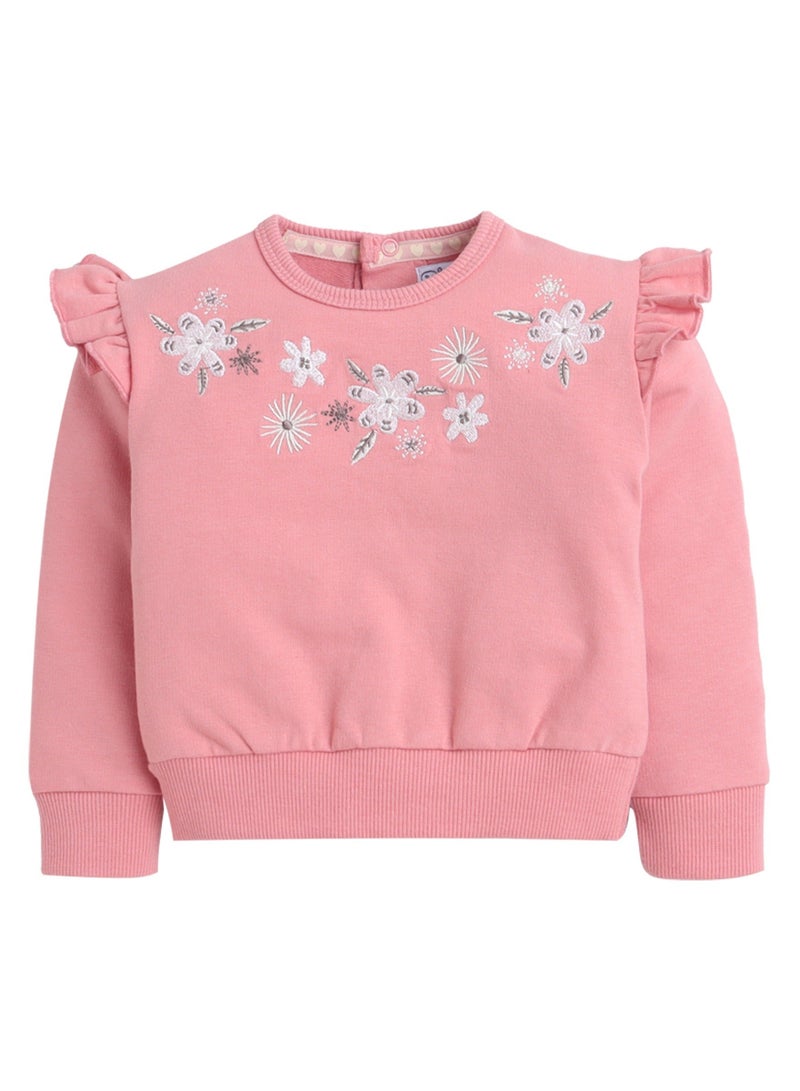 Dirkje Girls Floral Sweatshirt & Joggers Set - Image 4