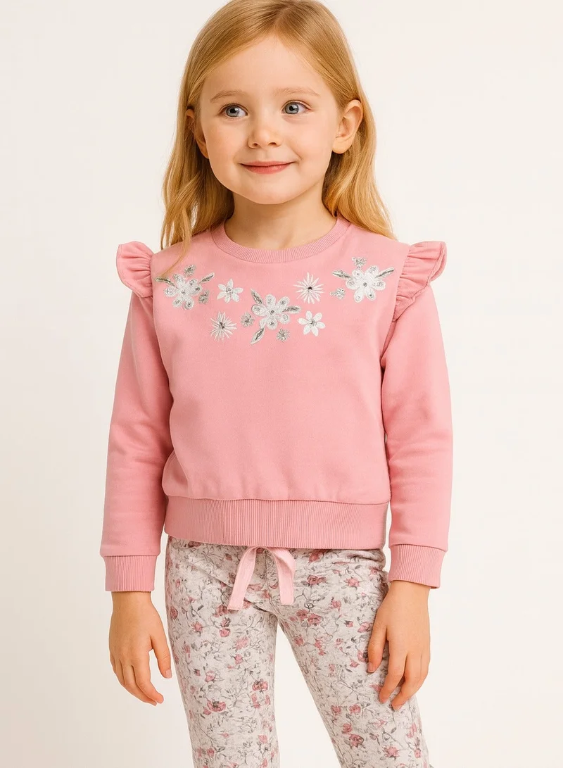 Dirkje Dirkje Junior Girls 2-Piece Sweatshirt and Leggings Set