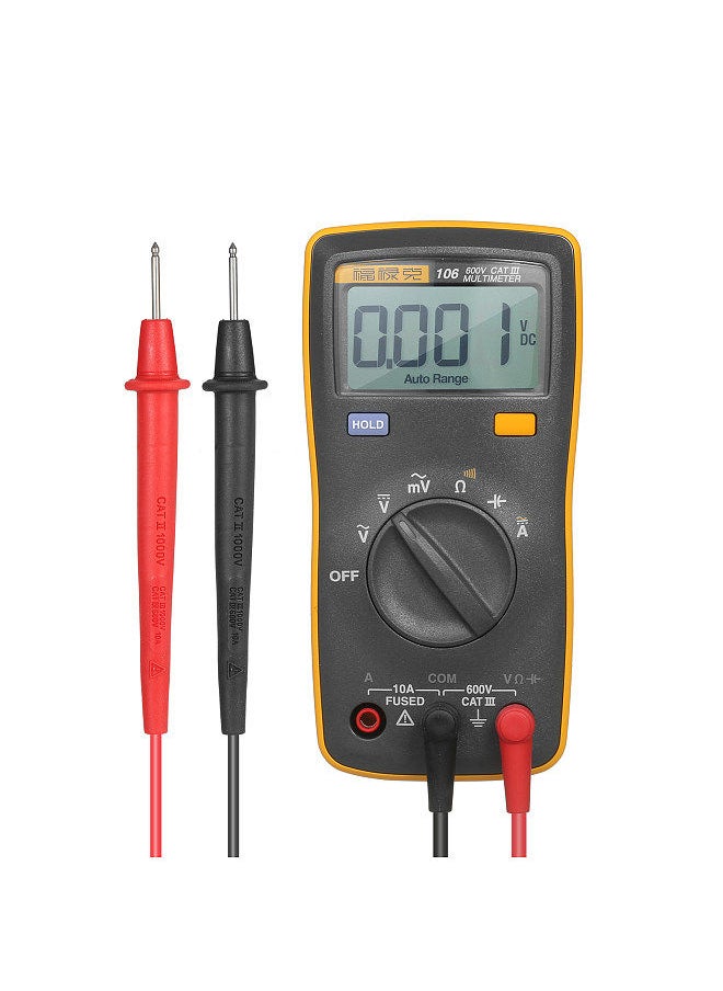 FLUKE - FLUKE 6000 Counts Mini Palm-sized Multimeter Digital Multimeter Handheld Voltmeter Portable Ammeter Voltage Meter - Image 1