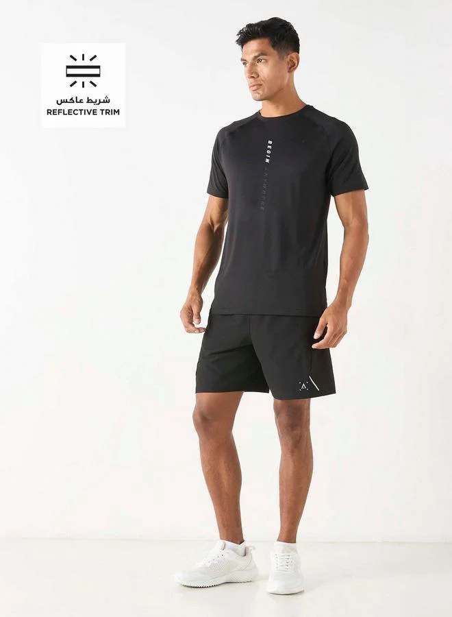 ADOT by Splash Shorts with Elasticated Waistband and Pockets