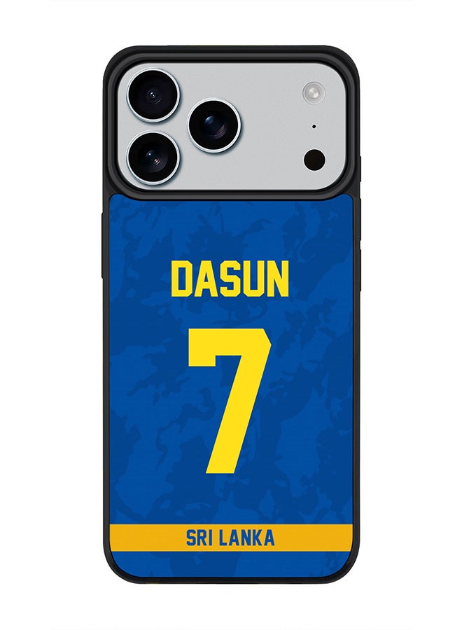 Stylizedd iPhone 17 Pro Max Case, [Compatible with MagSafe] Slim Magnetic cover Phone Case iPhone 17 Pro Max -Sri lanka Dasun Shanaka, Jersey No 7 - Image 1