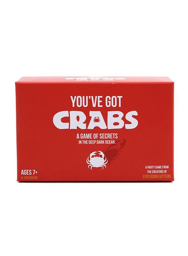 NIBEMINENT You've Got Crabs Card Game 7x16x10cm - Image 1