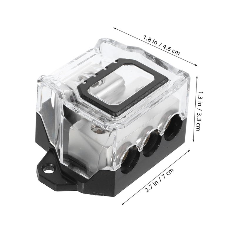 Amplifier Distribution Block Fuse Holder For Car Audio System Upgrade Noon Black - Image 4