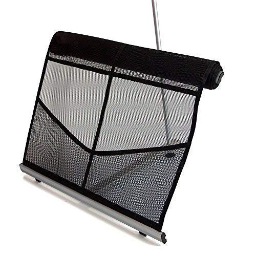 Vispronet Mesh Brochure Holder - 1.8ft x 4.6ft Portable Literature Stand with 4 Pockets & Carrying Bag, Collapsible Literature Rack For Businesses, Standing Brochure Holder, Vendor Booth Supplies - Image 2