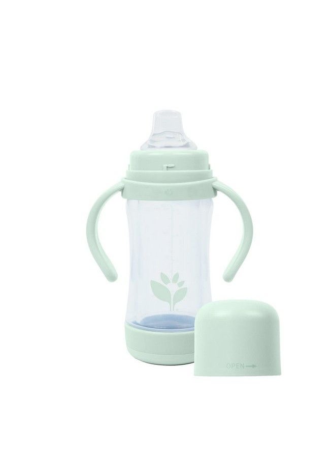 green sprouts - ® Glass & Sprout Ware® Sip & Straw 5Oz. 6Mo+ Plantplastic Platinumcured Silicone Dishwasher Safe Grows With Baby Tested For Hormones 5Oz Light Sage - Image 1
