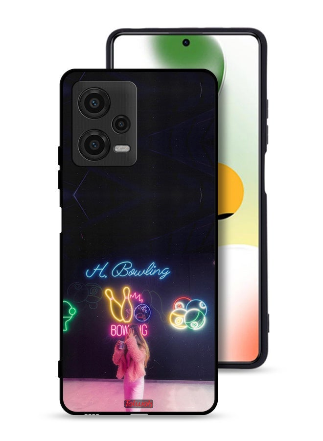 Tolwak Xiaomi Poco X5 Protective Case Cover Bowling Lover - Image 1