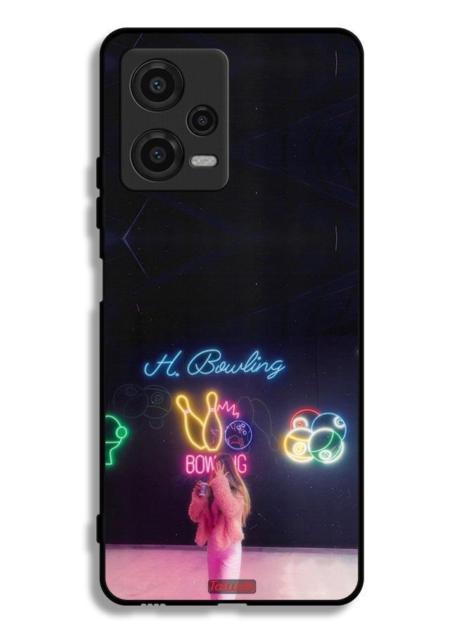 Tolwak Xiaomi Poco X5 Protective Case Cover Bowling Lover - Image 2