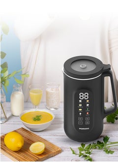 porodo Nut Milk Maker 1L 200W with Dual-Mode Blending Hot and Cold / Advanced Thermal Jar / Make Soup / Baby Food / Blend Fruit / Auto-Clean / Fruit Blender / Keep Warm / High and Low Temperatures - Black  - Image 2