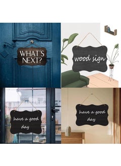 SARVADA DECOR Rustic Wooden Hanging Sign La Famille Sign French Sign Family for Farmhouse Home Decor Rustic Signs Motivational Wood Home Sign 12x6 Inch  - Image 3