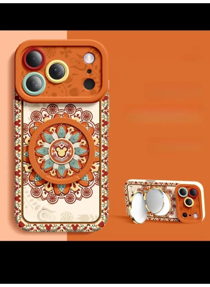 Silicone Phone Case with Stand for iPhone 17 Pro / Pro Max, Full-Body Shockproof Cover