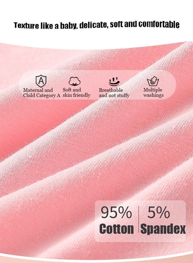 ZVEV 4 PCS Cartoon Kids Brief Underwear with Comfort Soft Waistband for Girlsï¼Breathable and Soft Underpants with High Elastic Waistband Soft Little Girl Pants - Image 3