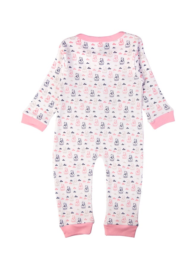 Babies Basic 100% Cotton Printed Long Sleeves Jumpsuit/Romper/Sleepsuit For Babies  - Image 5