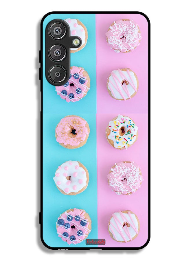 Tolwak Samsung Galaxy M36 Protective Case Cover Heather Donuts - Image 1