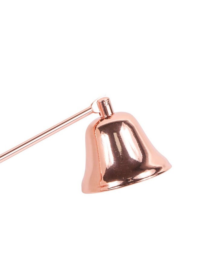 Harapu Harapu Candle Snuffer, Candlesnuffers Wick Snuffer Candle Accessory with Long Handle for Putting Out Extinguish Candle Wicks Flame Safely (Rose Gold)  - Image 3