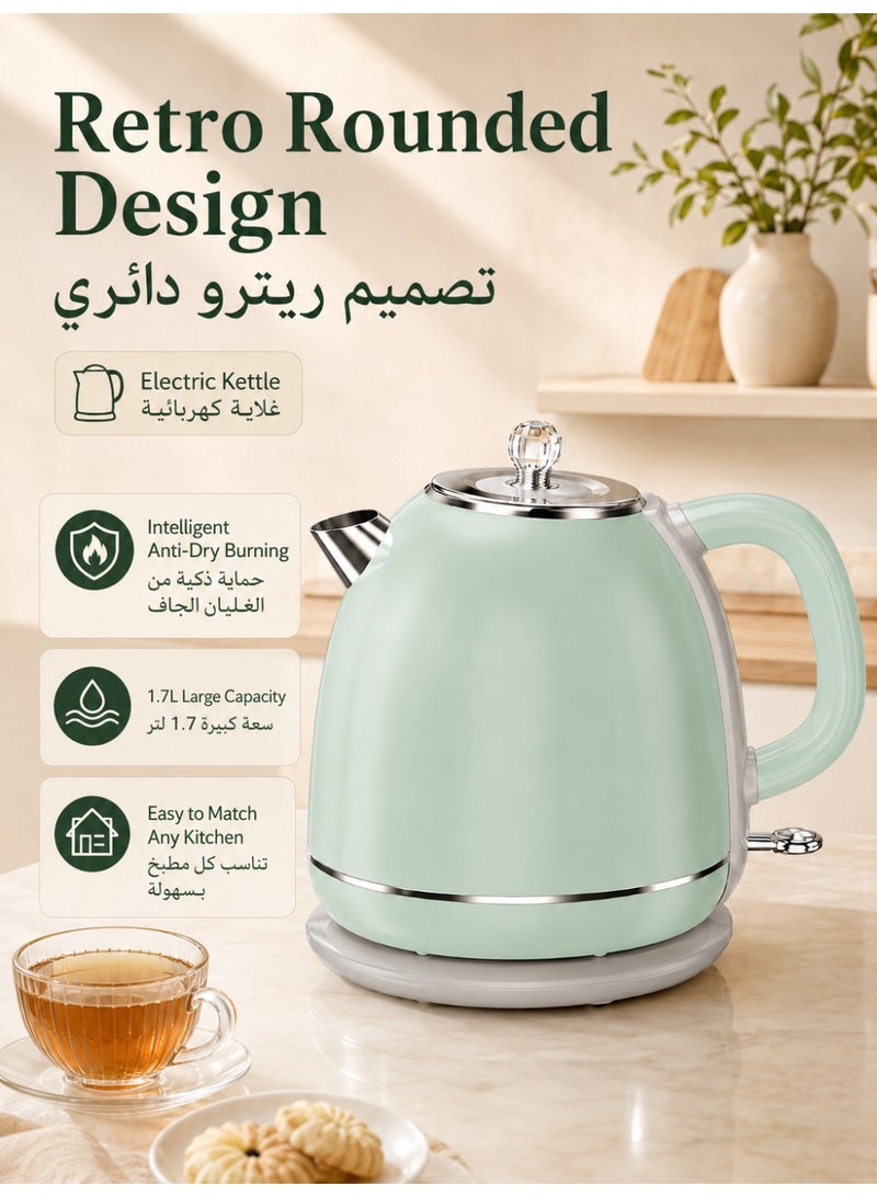 Three sheep Kettle with Boil Dry Protection, Detachable Power Base, Auto Shut Off, Fast Boil & Easy to Clean and Ideal for Hot Water, Tea or Coffee 1.7L - Image 1