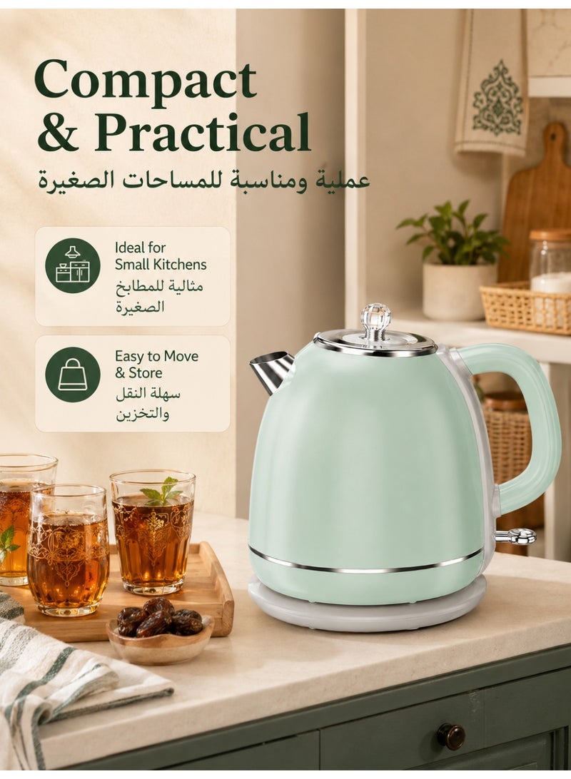 Three sheep Kettle with Boil Dry Protection, Detachable Power Base, Auto Shut Off, Fast Boil & Easy to Clean and Ideal for Hot Water, Tea or Coffee 1.7L - Image 2