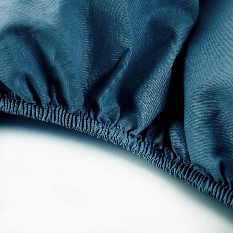 NHNHN Fitted Sheet-Deep Pockets-Soft Microfiber-Easy Care-Shrinkage and Fade Resistant-Fitted Sheets Twin Size for Girl Woman Teens Kids-Only 1 Fitted Sheet (Twin, Turquoise) - Image 2