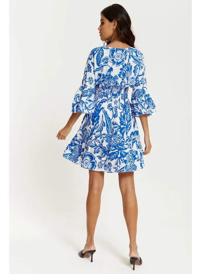 Hoxton Gal Floral Print Dress