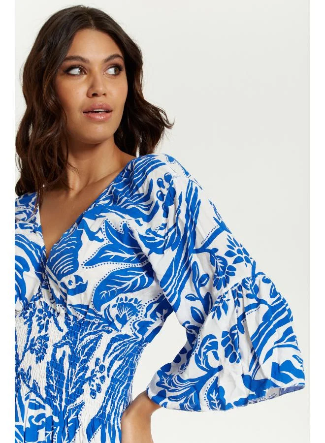 Hoxton Gal Floral Print Dress