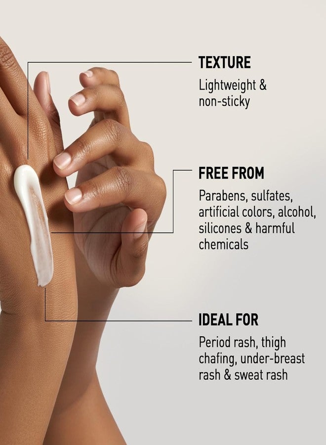 Sirona Natural Anti Chafing Rash Cream 25gm (Packo f 3) | Prevents Thigh Chafing, Sanitary Pad Rash & Skin Irritation | For Sports, Gym Workouts, Running, Cycling, Waxing, Heavy Thighs & Daily Friction Protection - Image 3