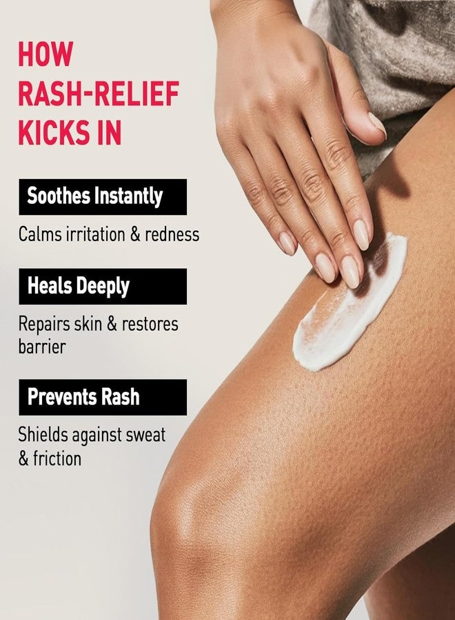 Sirona Natural Anti Chafing Rash Cream 25gm (Packo f 3) | Prevents Thigh Chafing, Sanitary Pad Rash & Skin Irritation | For Sports, Gym Workouts, Running, Cycling, Waxing, Heavy Thighs & Daily Friction Protection - Image 4