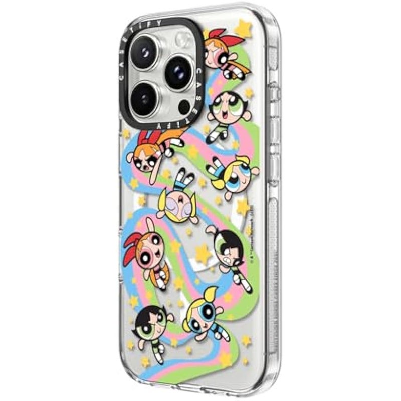 Casetify Clear iPhone 16 Pro Max Case 【Co-Lab/Not Yellowing / 6.6ft Drop Protection/Compatible with Magsafe】 - The Powerpuff Girls Medley Case - Clear - Image 5