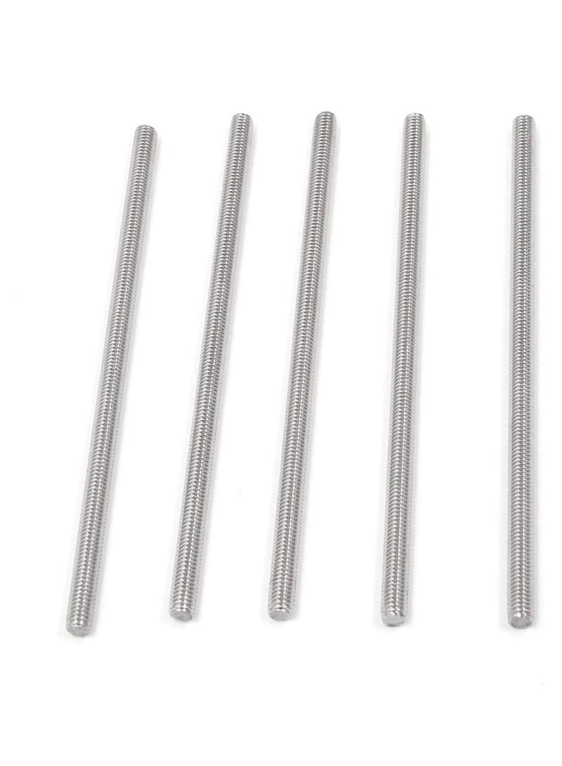 RACO Fully Threaded Rod Bar Fastners Right Hand Male Long Thread Screw - 20 cm Pack of 5 (Stainless Steel-SS, 10 MM) - Image 2