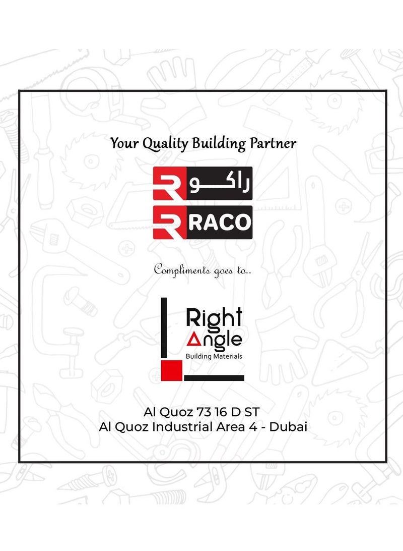 RACO Fully Threaded Rod Bar Fastners Right Hand Male Long Thread Screw - 20 cm Pack of 5 (Stainless Steel-SS, 10 MM) - Image 5