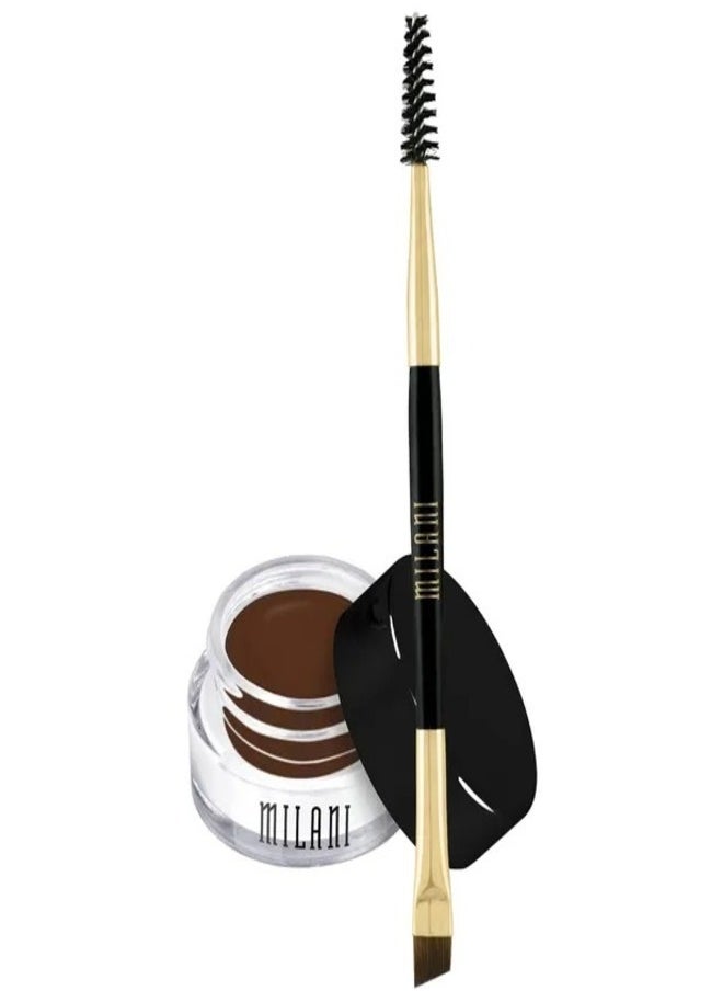 MILANI - Milani Stay Put Brow Color - Shade 06: Auburn - Long-Lasting Waterproof Eyebrow Pomade with Dual-Ended Applicator Brush - 2.6g - For Defined and Sculpted Brows - Image 1