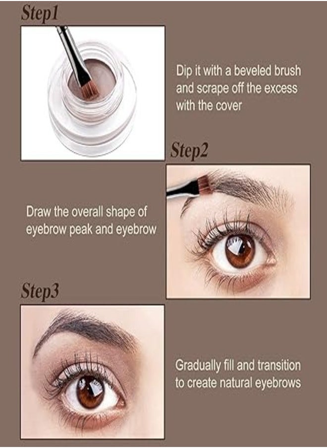 MILANI - Milani Stay Put Brow Color - Shade 06: Auburn - Long-Lasting Waterproof Eyebrow Pomade with Dual-Ended Applicator Brush - 2.6g - For Defined and Sculpted Brows - Image 1