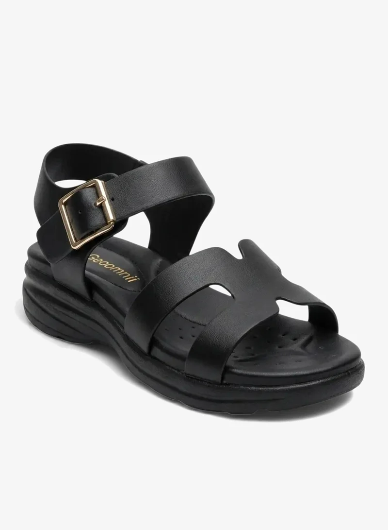 Geoomnii Women’s Sandals with Back Strap – Comfortable, Stylish & Secure Fit