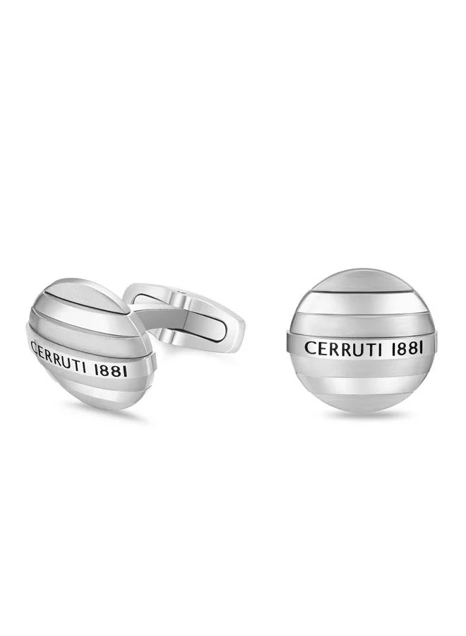 شيروتي 1881 Marco Blue Pen and Silver Cufflinks Set box for Men's