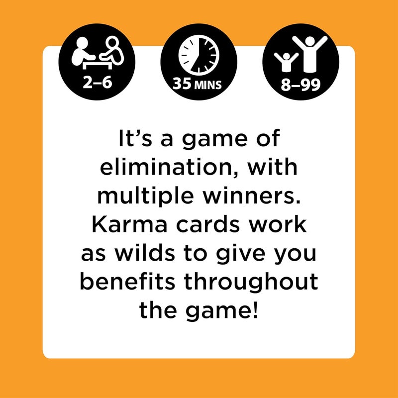 PlayMonster KARMA Card Games for Kids – Kids, Family Games Night, Multi-Player, Screen Free, Travel Games, Playing Cards, What Goes Around, Comes Around, Ages 8+ - Image 3