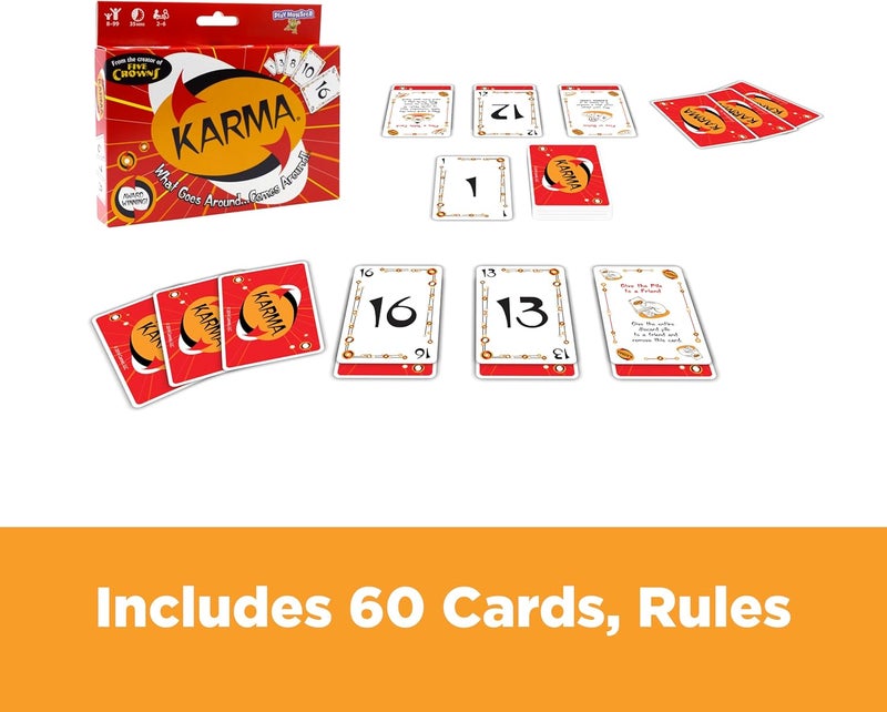 PlayMonster KARMA Card Games for Kids – Kids, Family Games Night, Multi-Player, Screen Free, Travel Games, Playing Cards, What Goes Around, Comes Around, Ages 8+ - Image 2