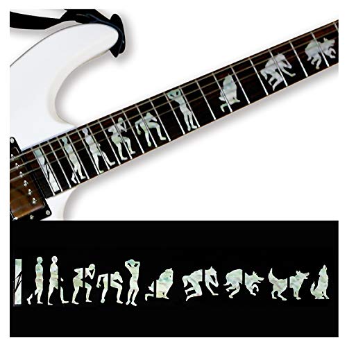 Inlaystickers Jockomo Metallica WEREWOLF Werewolf Guitar Inlay Sticker - Image 1