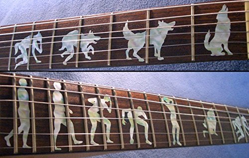 Inlaystickers Jockomo Metallica WEREWOLF Werewolf Guitar Inlay Sticker - Image 2