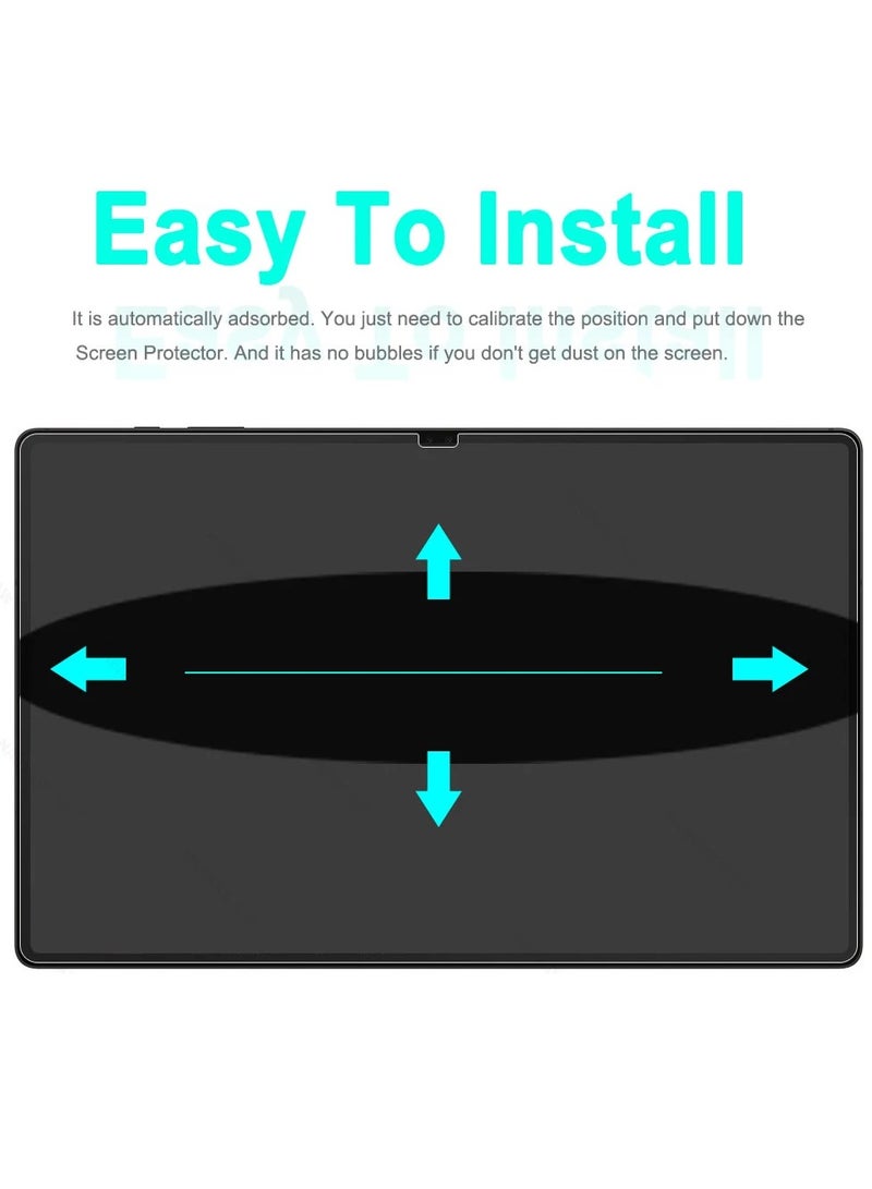 HEXABEX واقي شاشة سامسونج تاب S9 الترا 14.6 بوصة من الزجاج المقوى واقي شاشة لهاتف سامسونج تاب S9 الترا 14.6 بوصة شفاف - Image 5