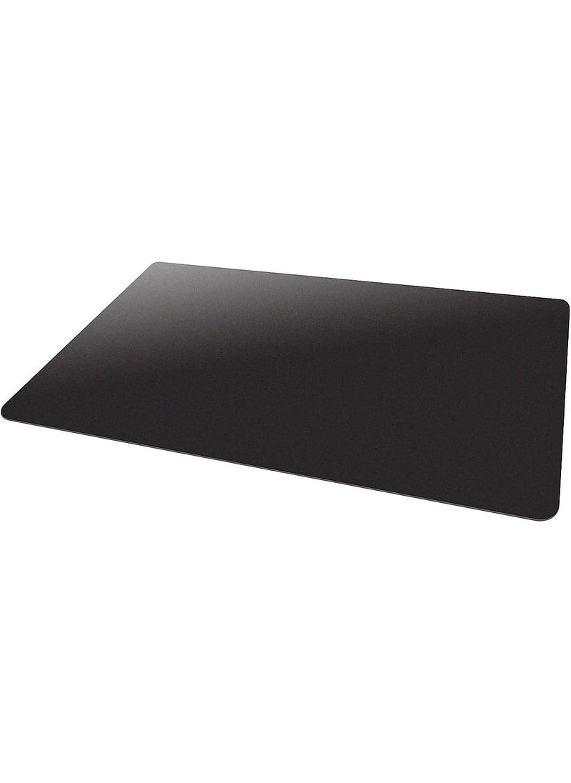 Deflecto Deflecto EconoMat Chair Mat for Carpet Straight Edge Black 46 x 60  - Image 1